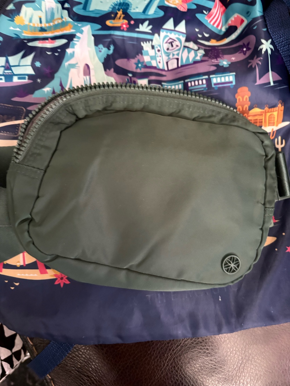 Olive Green Crossbody Sling Bag